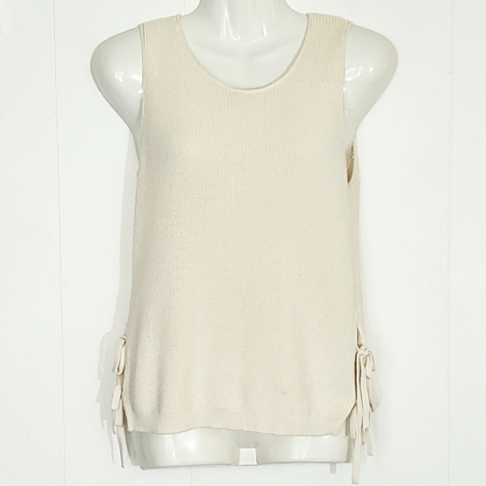Madewell Light Knit & Side Ties Top